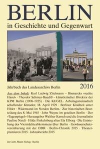 Produktbild: Berlin in Geschichte und Gegenwart