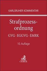 Produktbild: Karlsruher Kommentar zur Strafprozessordnung. StPO