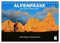 Produktbild: Alpenp&auml;sse auf dem Rennrad "Himmlische Serpentinen" (Tischkalender 2027 DIN A5 quer), CALVENDO Monatskalender
