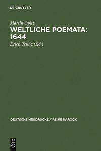 Produktbild: Weltliche Poemata : 1644