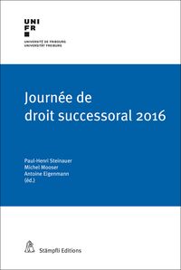 Produktbild: Journ&eacute;e de droit successoral 2016