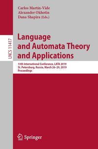 Produktbild: Language and Automata Theory and Applications