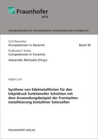 Bild vom Artikel Jurk, R: Synthese von Edelmetalltinten für den Inkjetdruck vom Autor Robert Jurk