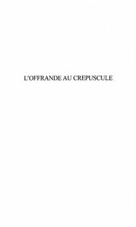 Produktbild: Offrande Au Crepuscule