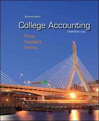 Produktbild: College Accounting Chapters 1-30 with Connect Plus