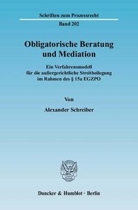 Produktbild: Obligatorische Beratung und Mediation.