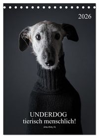 Produktbild: UNDERDOG - Windhundportraits (Tischkalender 2026 DIN A5 hoch), CALVENDO Monatskalender