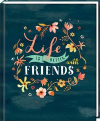 Bild vom Artikel Freundebuch - Handlettering - Life is better with friends vom Autor 