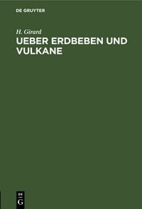 Produktbild: Ueber Erdbeben und Vulkane