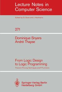Produktbild: From Logic Design to Logic Programming