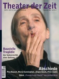 Produktbild: Theater der Zeit - 01. September 2009