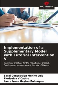 Produktbild: Implementation of a Supplementary Model with Tutorial Intervention V