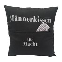 Produktbild: Kissen 25 x 25 cm mit Tasche, M&auml;nnerkissen