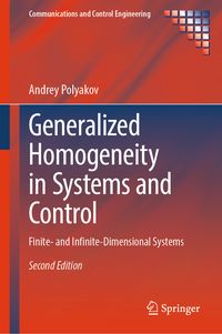 Produktbild: Generalized Homogeneity in Systems and Control
