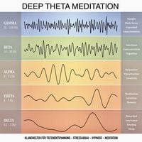 Produktbild: Deep Theta Meditation: Einzigartige Klangwelten für Tiefenentspannung - Stressabbau - Hypnose - Meditation - Heilung