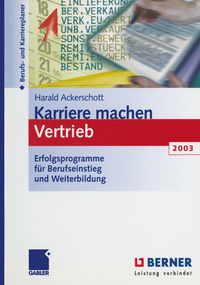Produktbild: Karriere machen Vertrieb 2003