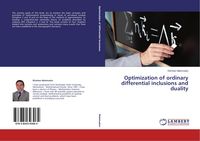 Produktbild: Optimization of ordinary differential inclusions and duality