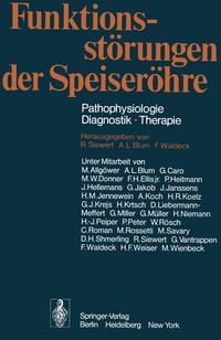 Produktbild: Funktionsst&ouml;rungen der Speiser&ouml;hre