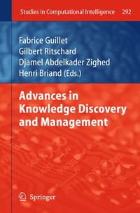 Produktbild: Advances in Knowledge Discovery and Management