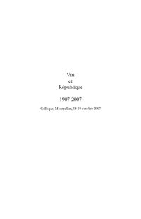 Produktbild: Vin et Republique