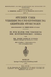 Produktbild: III. Zur Klinik und Vererbung der Huntingtonschen Chorea