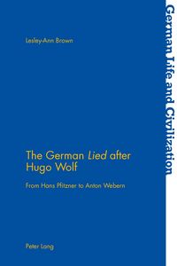 Produktbild: The German &laquo;Lied&raquo; after Hugo Wolf