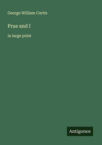 Produktbild: Prue and I