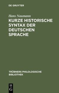 Produktbild: Kurze historische Syntax der deutschen Sprache