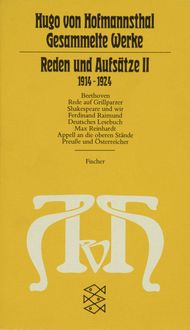 Produktbild: Reden und Aufs&auml;tze II