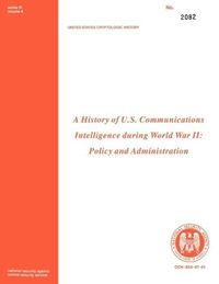 Produktbild: A History of US Communications Intelligence during WWII