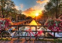 Produktbild: Feel Well & Puzzle 200 Teile - Fahrr&auml;der in Amsterdam