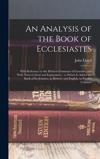Produktbild: An Analysis of the Book of Ecclesiastes