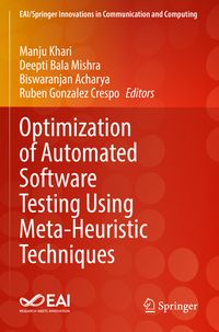 Produktbild: Optimization of Automated Software Testing Using Meta-Heuristic Techniques