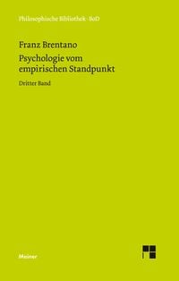 Produktbild: Psychologie vom empirischen Standpunkt. Dritter Band