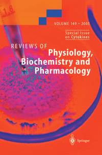 Produktbild: Reviews of Physiology, Biochemistry and Pharmacology 149