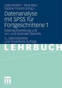 Produktbild: Datenanalyse mit SPSS f&uuml;r Fortgeschrittene 1