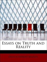 Produktbild: Bradley, F: Essays on Truth and Reality