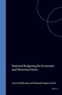 Produktbild: National Budgeting for Economic and Monetary Union