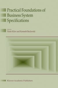 Produktbild: Practical Foundations of Business System Specifications