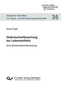 Produktbild: Verbrauchert&auml;uschung bei Lebensmitteln