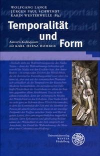 Produktbild: Temporalit&auml;t und Form