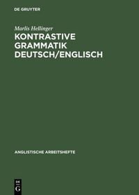 Produktbild: Kontrastive Grammatik Deutsch/Englisch