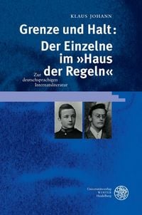 Produktbild: Grenze und Halt: Der Einzelne im &raquo;Haus der Regeln&laquo;