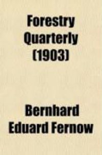 Produktbild: Forestry Quarterly (1-2)