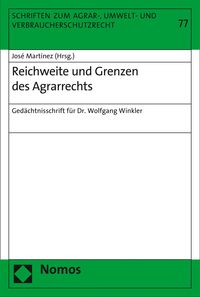 Produktbild: Reichweite und Grenzen des Agrarrechts