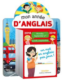 Produktbild: Mon ann&eacute;e d'anglais : 2018-2019 : un mot en anglais par jour !