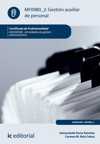 Produktbild: Pav&iacute;a S&aacute;nchez, I: Gesti&oacute;n auxiliar de personal : actividades