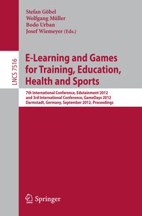 Produktbild: E-Learning and Games for Training, Education, Health and Sports