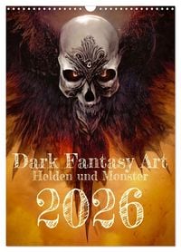 Produktbild: Dark Fantasy Art - Helden und Monster (Wandkalender 2026 DIN A3 hoch), CALVENDO Monatskalender