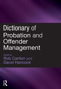 Produktbild: Dictionary of Probation and Offender Management